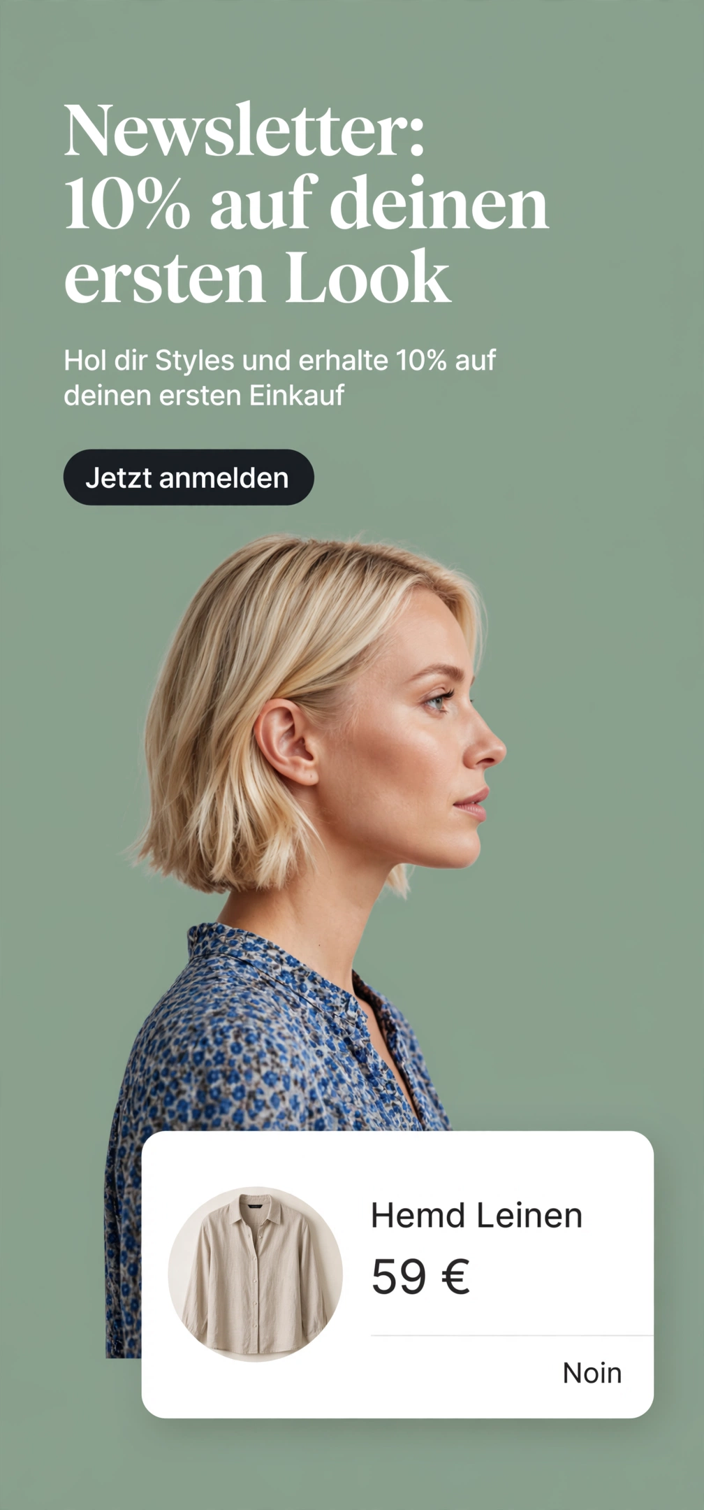Newsletter-Vorlage auf dem Smartphone – responsives E-Mail-Template im Markenlook